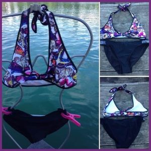5/$20 BUTTERFLY SPARKLES BIKINI L
